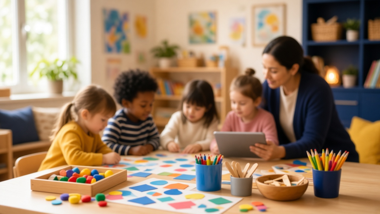 Aula de preescolar con seguimiento diario